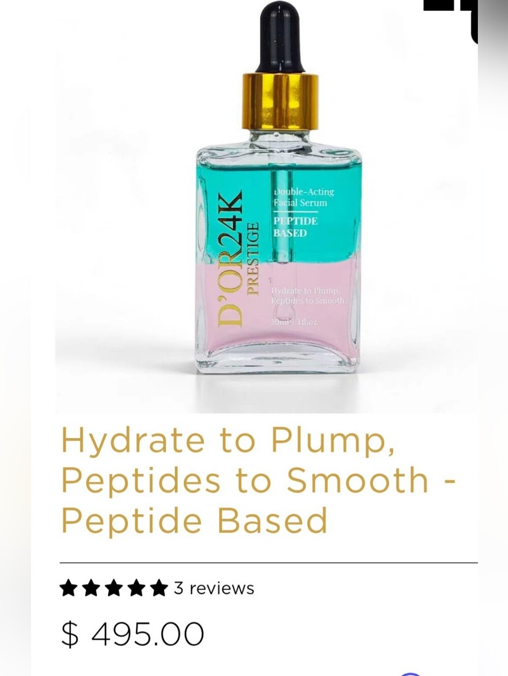 D'Ork 24 Peptide Smooth Serum
